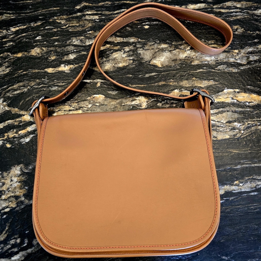 COACH 75th Anniversary 9170 Dark Saddle Bag NWOT